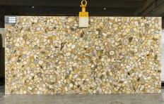 Fornitura lastre grezze lucide 2 cm in pietra semipreziosa naturale AGATE GOLD TL0143. Dettaglio immagine fotografie 