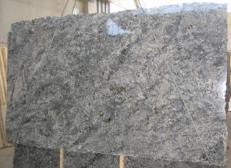 Fornitura lastre grezze lucide 2 cm in granito naturale AZUL ARAN C-2743. Dettaglio immagine fotografie 