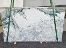 Fornitura lastre grezze lucide 0.8 cm in marmo naturale BRECCIA CAPRAIA TORQUOISE 1637. Dettaglio immagine fotografie 