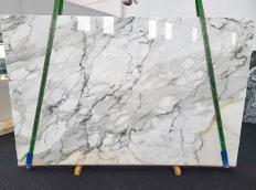 Fornitura lastre grezze lucide 2 cm in marmo naturale CALACATTA BORGHINI 1570. Dettaglio immagine fotografie 