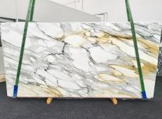 Fornitura lastre grezze lucide 0.8 cm in marmo naturale CALACATTA BORGHINI 1569. Dettaglio immagine fotografie 