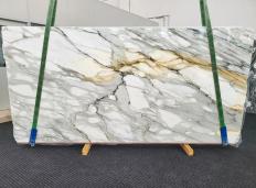 Fornitura lastre grezze lucide 0.8 cm in marmo naturale CALACATTA BORGHINI 1569. Dettaglio immagine fotografie 