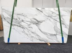 Fornitura lastre grezze lucide 0.8 cm in marmo naturale CALACATTA BORGHINI 1571. Dettaglio immagine fotografie 