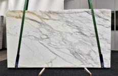 Fornitura lastre grezze lucide 0.8 cm in marmo naturale CALACATTA BORGHINI GL 1095. Dettaglio immagine fotografie 