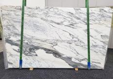 Fornitura lastre grezze lucide 0.8 cm in marmo naturale CALACATTA CORCHIA 1497. Dettaglio immagine fotografie 