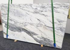 Fornitura lastre grezze lucide 0.8 cm in marmo naturale CALACATTA CORCHIA 1497. Dettaglio immagine fotografie 