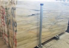 Fornitura lastre grezze 2 cm in marmo CALACATTA CREMO AA T0191. Dettaglio immagine fotografie 