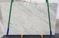 Fornitura lastre grezze lucide 2 cm in marmo naturale CALACATTA CREMO 1275. Dettaglio immagine fotografie 
