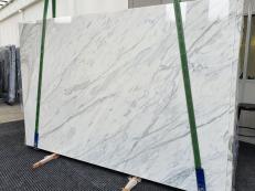 Fornitura lastre grezze lucide 2 cm in marmo naturale CALACATTA CREMO 1403. Dettaglio immagine fotografie 
