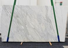 Fornitura lastre grezze lucide 2 cm in marmo naturale CALACATTA CREMO 1427. Dettaglio immagine fotografie 