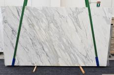 Fornitura lastre grezze lucide 2 cm in marmo naturale CALACATTA CREMO 1427. Dettaglio immagine fotografie 