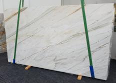 Fornitura lastre grezze lucide 2 cm in marmo naturale CALACATTA CREMO 1434. Dettaglio immagine fotografie 