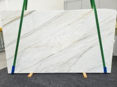 Fornitura lastre grezze levigate 2 cm in marmo naturale CALACATTA CREMO 1434. Dettaglio immagine fotografie 