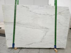 Fornitura lastre grezze lucide 2 cm in marmo naturale CALACATTA CREMO 1731. Dettaglio immagine fotografie 
