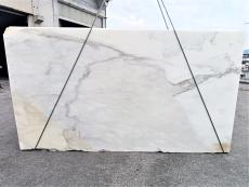 Fornitura lastre grezze segate 2 cm in marmo naturale CALACATTA CREMO 1852M. Dettaglio immagine fotografie 