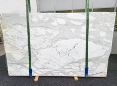 Fornitura lastre grezze 0.8 cm in marmo CALACATTA EXTRA 1580. Dettaglio immagine fotografie 