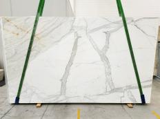 Fornitura lastre grezze lucide 2 cm in marmo naturale CALACATTA EXTRA 1726. Dettaglio immagine fotografie 