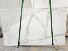 Fornitura lastre grezze lucide 2 cm in marmo naturale CALACATTA EXTRA 1726. Dettaglio immagine fotografie 