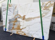 Fornitura lastre grezze lucide 2 cm in marmo naturale CALACATTA MACCHIAVECCHIA 1428. Dettaglio immagine fotografie 