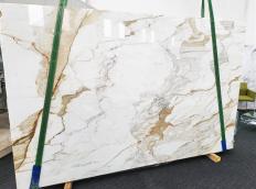 Fornitura lastre grezze lucide 3 cm in marmo naturale CALACATTA MACCHIAVECCHIA 1659. Dettaglio immagine fotografie 