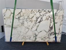 Fornitura lastre grezze lucide 2 cm in marmo naturale CALACATTA MONET 1312. Dettaglio immagine fotografie 