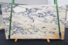 Fornitura lastre grezze lucide 2 cm in marmo naturale CALACATTA MONET 1371. Dettaglio immagine fotografie 