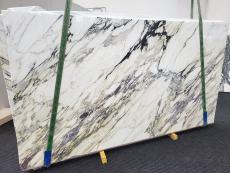 Fornitura lastre grezze lucide 2 cm in marmo naturale CALACATTA MONET 1561. Dettaglio immagine fotografie 