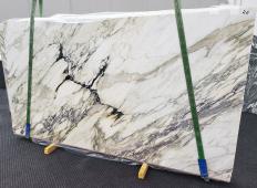 Fornitura lastre grezze lucide 2 cm in marmo naturale CALACATTA MONET 1561. Dettaglio immagine fotografie 