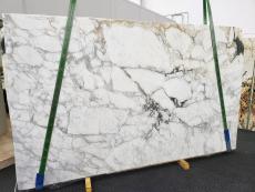 Fornitura lastre grezze levigate 3 cm in marmo naturale CALACATTA MONET 1767. Dettaglio immagine fotografie 