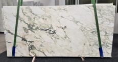 Fornitura lastre grezze lucide 2 cm in marmo naturale CALACATTA MONET 1067. Dettaglio immagine fotografie 