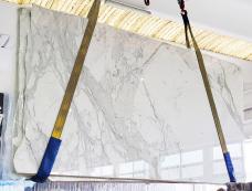 Fornitura lastre grezze 2 cm in marmo CALACATTA ORO EXTRA CL0260. Dettaglio immagine fotografie 