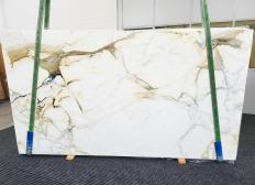 Fornitura lastre grezze lucide 2 cm in marmo naturale CALACATTA ORO EXTRA 15661. Dettaglio immagine fotografie 