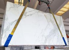 Fornitura lastre grezze lucide 2 cm in marmo naturale CALACATTA ORO EXTRA CL0260. Dettaglio immagine fotografie 