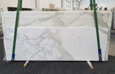 Fornitura lastre grezze lucide 2 cm in marmo naturale CALACATTA ORO 1244. Dettaglio immagine fotografie 