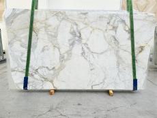 Fornitura lastre grezze lucide 2 cm in marmo naturale CALACATTA ORO 1746. Dettaglio immagine fotografie 