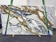 Fornitura lastre grezze lucide 2 cm in marmo naturale CALACATTA PICASSO 1709. Dettaglio immagine fotografie 