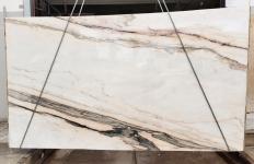 Fornitura lastre grezze lucide 2 cm in marmo naturale CALACATTA ROSE 1783. Dettaglio immagine fotografie 