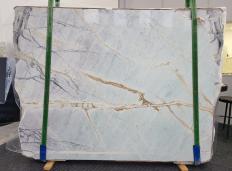 Fornitura lastre grezze lucide 2 cm in marmo naturale CALACATTA TURCHESE 1705. Dettaglio immagine fotografie 