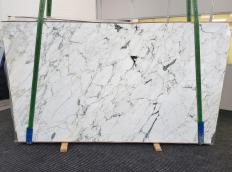Fornitura lastre grezze lucide 2 cm in marmo naturale CALACATTA VAGLI ORO 1710. Dettaglio immagine fotografie 