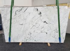 Fornitura lastre grezze lucide 2 cm in marmo naturale CALACATTA VAGLI ORO 1710. Dettaglio immagine fotografie 