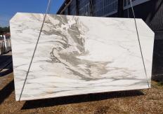 Fornitura lastre grezze segate 2 cm in marmo naturale CALACATTA VAGLI U0434. Dettaglio immagine fotografie 