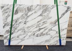 Fornitura lastre grezze lucide 3 cm in marmo naturale CALACATTA VAGLI 1396. Dettaglio immagine fotografie 