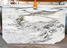Fornitura lastre grezze lucide 2 cm in marmo naturale CALACATTA VAGLI UL0112. Dettaglio immagine fotografie 