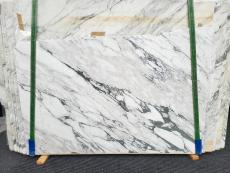 Fornitura lastre grezze levigate 2 cm in marmo naturale CALACATTA VAGLI 1713. Dettaglio immagine fotografie 