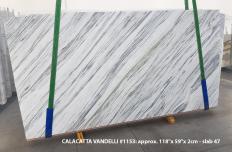 Fornitura lastre grezze 2 cm in marmo Calacatta Vandelli 1153. Dettaglio immagine fotografie 