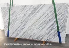 Fornitura lastre grezze 2 cm in marmo Calacatta Vandelli 1153. Dettaglio immagine fotografie 