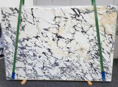 Fornitura lastre grezze levigate 2 cm in marmo naturale CALACATTA VIOLA 1712. Dettaglio immagine fotografie 