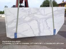Fornitura lastre grezze 2 cm in marmo CALACATTA 2257. Dettaglio immagine fotografie 