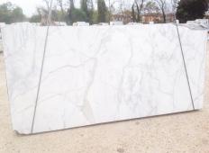 Fornitura lastre grezze levigate 3 cm in marmo naturale CALACATTA 1766. Dettaglio immagine fotografie 