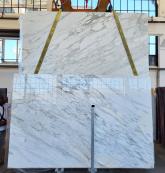 Fornitura lastre grezze lucide 2 cm in marmo naturale CALACATTA CL0258. Dettaglio immagine fotografie 